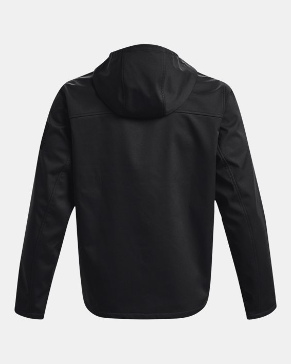 Men's UA Tactical Softshell Jacket, Black, pdpMainDesktop image number 7